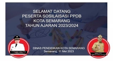 Disdik Kota Semarang Sosialisasi PPDB 2023, Simak Jadwal dan Ketentuan Resminya