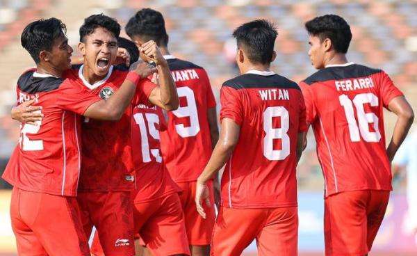 Hasil Semifinal SEA Games 2023, 10 Pemain Timnas Indonesia U-22 Bekuk Vietnam 3-2