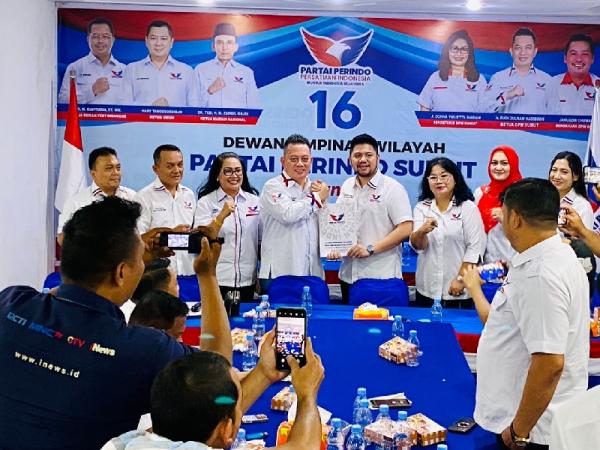 Ketua KNPI Medan Daffasya Sinik Siap Berjuang Barsama Partai Perindo