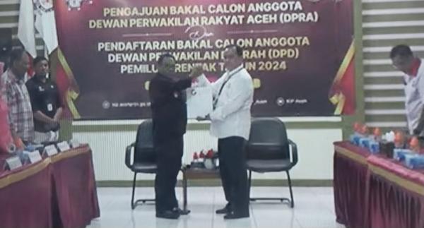 DPW Partai Perindo Aceh Serahkan Berkas 22 Bacaleg Komisi Independen Pemilihan