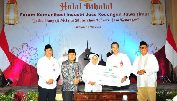 Gelar Literasi Keuangan, Forum Komunikasi Industri Jasa Keuangan Gandeng Muslimat NU Jawa Timur