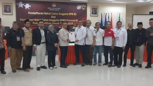 Partai Perindo Banten Daftarkan 72 Bacaleg DPRD ke KPU Banten, Target Menangkan 10 Kursi