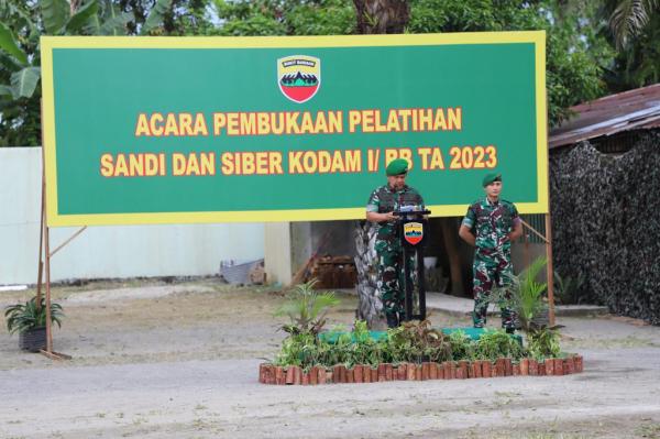 Prajurit TNI Kodam I/BB Dilatih Khusus Tangkal Ancaman Cyber