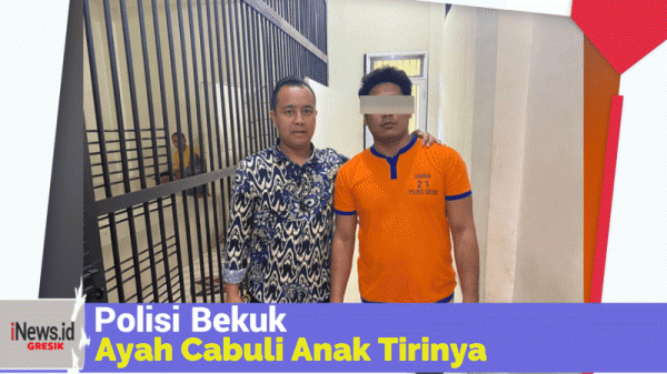 Polisi Bekuk Seorang Ayah di Gresik yang Cabuli Anak Tirinya