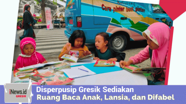 Bangun Literasi Inklusif, Disperpusip Gresik Sediakan Ruang Baca Anak, Lansia, dan Difabel