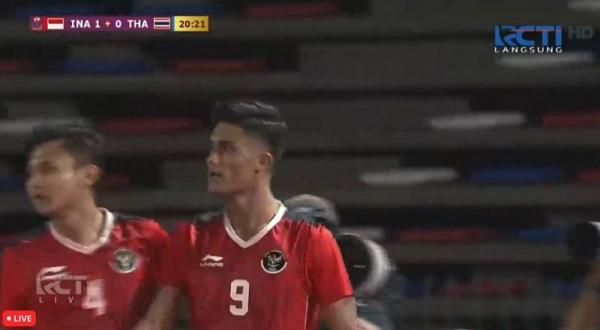 Timnas Indonesia U-22 Unggul 2-0 dari Thailand di Babak Pertama, Sananta Cetak 2 Gol