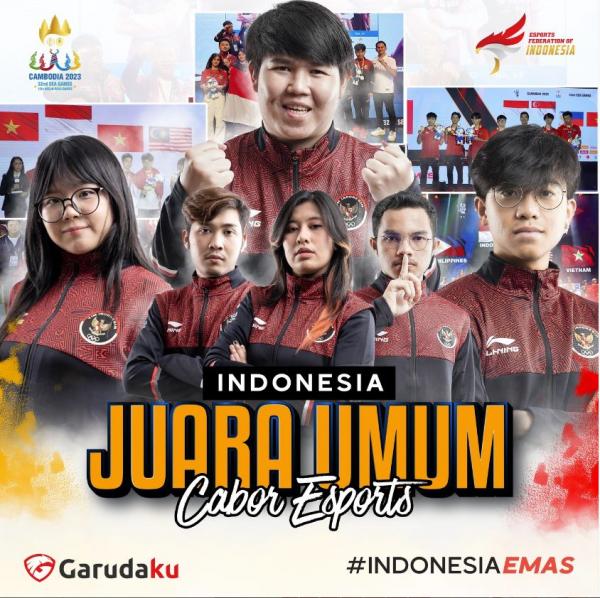 SEA Games 2023: GGWP! Indonesia Juara Umum Cabor Esports