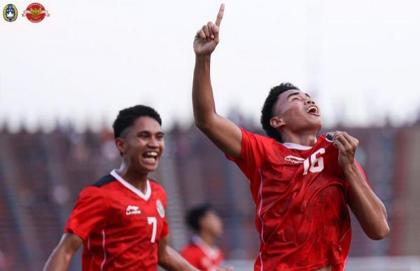 Babak Pertama, Indonesia Unggul 2-0 Atas Thailand Final Sea Games 2023