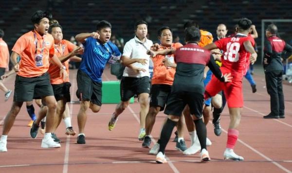 Legenda Thailand Kutuk Baku Hantam dengan Indonesia di Final SEA Games 2023, Semprot Pelatih
