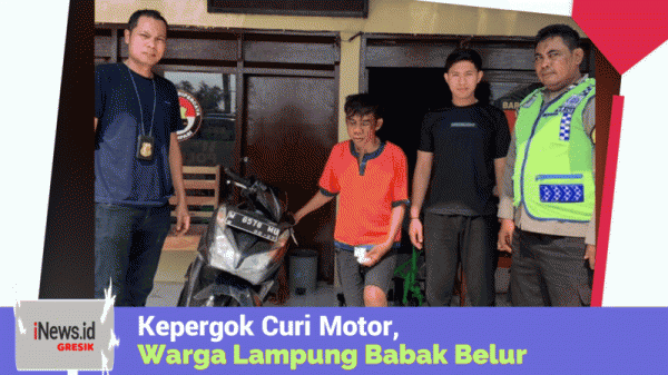 Kepergok Curi Motor, Warga Lampung Babak Belur Dihakimi Warga