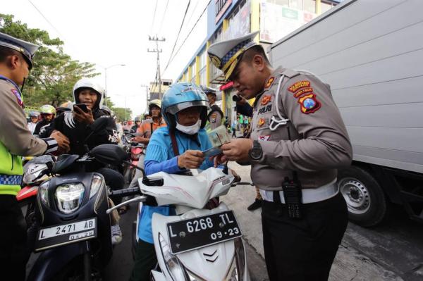 Cegah Tindak Kejahatan Curanmor, Polrestabes Surabaya Gelar Operasi Gabungan