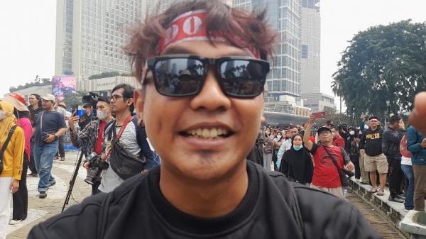 Fans Garuda asal Brebes Jauh-jauh ke Jakarta Ingin Ikut Pawai Timnas dan Ketemu Pratama Arhan