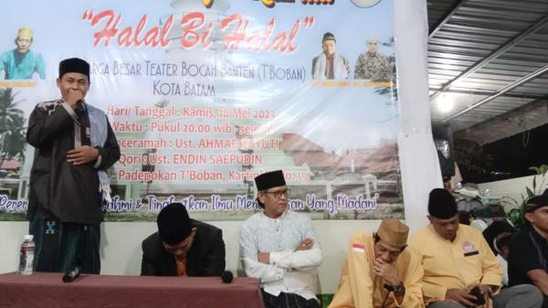 Halal Bihalal Keluarga Besar Tboban Batam, Ustadz Ahmad Suyuti : Pererat Silahturahmi dan Keguyuban