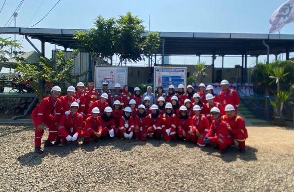 Mahasiswa Unair Surabaya Kunjungi Gas Metering Station HCML di Pasuruan