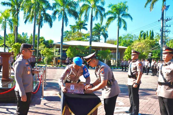 Sertijab Kasat Reskrim dan Resnarkoba Polres Nganjuk, Kapolres: Terimakasih dan Segera Beradaptasi