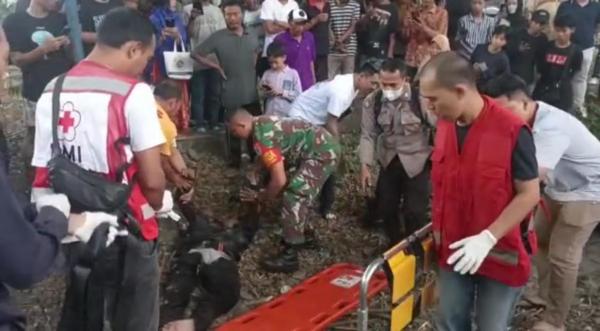 Terobos Palang Pintu, Pengendara Ojek Online Tewas Tertabrak Kereta Api di Stadion Ciceri Serang
