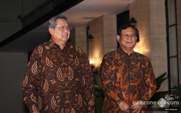 SBY Gelar Pertemuan dengan Prabowo