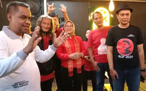 Relawan Ganjar di Cirebon Gandeng Pelaku UMKM Seni dan Budaya, Tegak Lurus Menangkan Presiden 2024