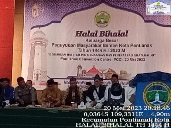 Walikota Pontianak Edi Kamtono Hadiri Halal Bihalal Paguyuban Masyarakat Banten di Kalbar