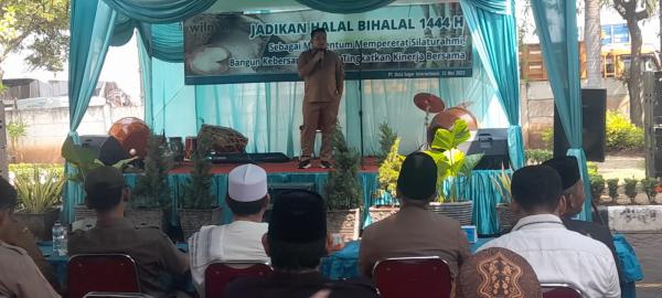 Halal Bi Halal Perkuat Silahturahmi Karyawan Perusahaan dengan Desa Argawana Kabupaten Serang
