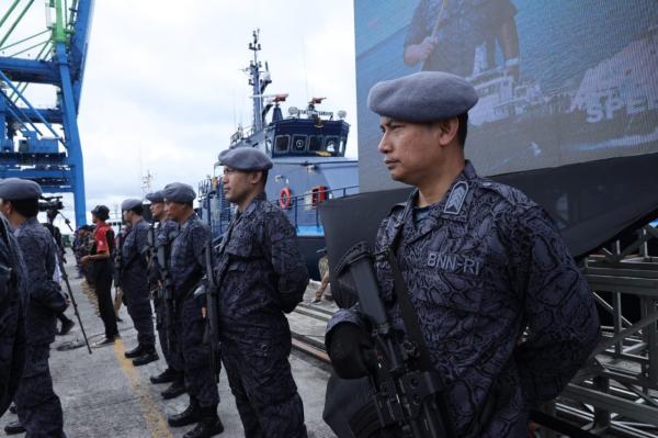 Gempur Peredaran Narkotika, BNN RI Gelar Operasi Laut Gabungan