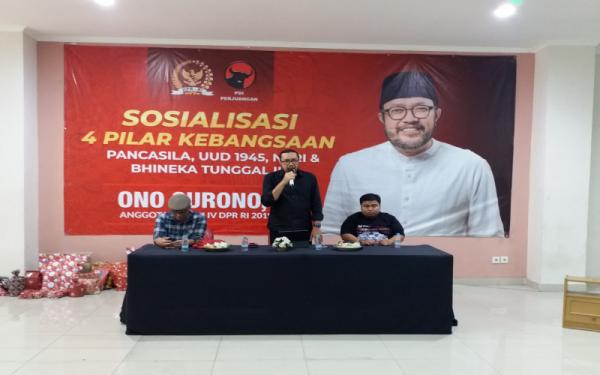 Sosialisasi 4 Pilar, Ono Surono Terima Mandat untuk Ganjar Pranowo