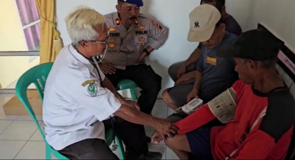 Banyak Nelayan Meninggal saat Melaut, Satpolairud Polres Brebes Wajibkan Nelayan Cek Kesehatan