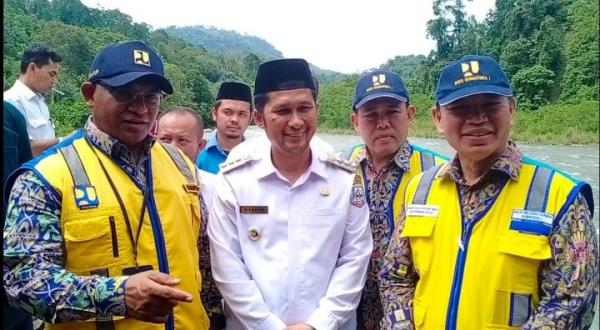 Ditjen SDA Kementerian PUPR Bersama BWS Sumatera-I Tinjau Daerah Aliran Sungai Alas