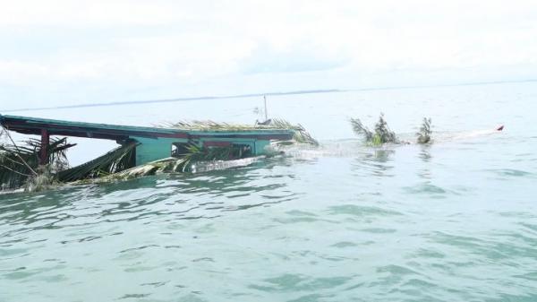 Diduga Bom Ikan di Laut Aceh,  Satu Unit Kapal Dimusnahkan dengan Cara Ditenggelamkan