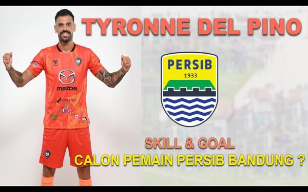 Persib Bandung Gaet Tyronne Gustavo del Pino Ramos Main di Kompetisi Musim Depan