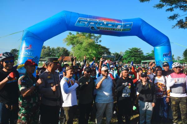 Ribuan Masyarakat Pecinta Bersepeda, Ramaikan Gowes Bersama KORMI Kabupaten Probolinggo