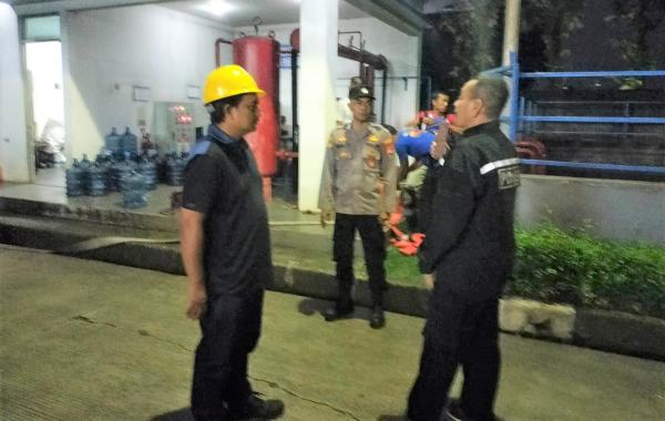 Teknisi Tewas Tercebur ke Dalam Kolam Pemadam Kebakaran di SPBE Ciampea Bogor