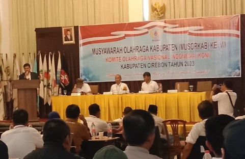 Musorkab VII, Sutardi Raharja Pimpin KONI Kabupaten Cirebon Masa Bakti 2023-2027