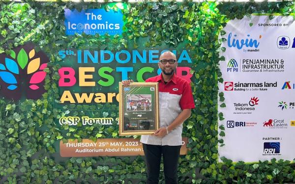 JNE Sabet Penghargaan Indonesia Best CSR Awards 2023