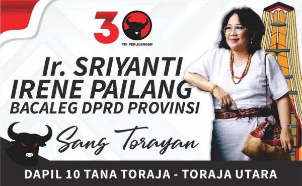 Sriyanti Irene Pailang Maju Caleg, Siap Bertarung di Dapil 10 Toraja!