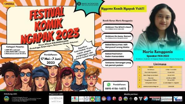 Festival Komik Ngapak 2023 se-Barlingmascakeb, Ajang Kreatifitas yang Modern dan Berbudaya