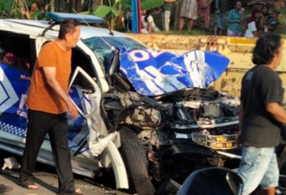 Libatkan 4 Mobil 1 Motor, Rombongan Mobil Wabup Pangandaran Terlibat Tabrakan Beruntun di Ciamis