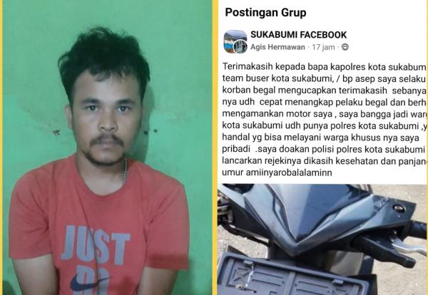 Begal Sadis Ditangkap Tim Jatanras Polres Sukabumi Kota Begini Tampangnya 