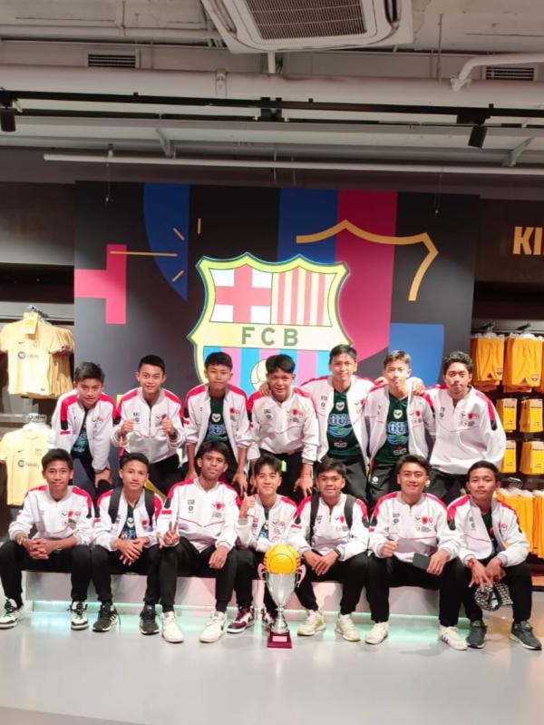 ISA Lombok FC U-16 Harumkan Merah Putih Dikejuaraan Barcelona Football Festival 2023