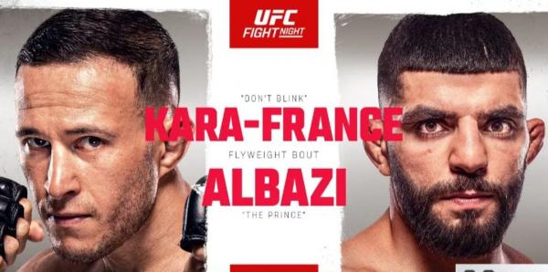 Petarung Asal Irak Amir Albazi Tampil di UFC Fight Night, Lawan Kai-Kara France