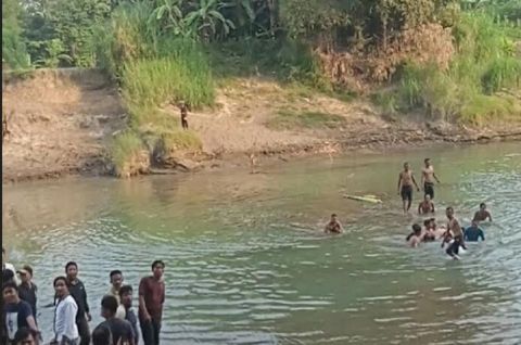Berniat Bantu Teman Yang Terhanyut  Bocah di Pemalang Malah Tewas Tenggelam di Sungai