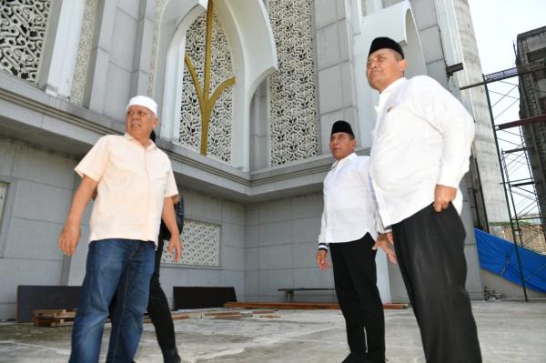 Edy Rahmayadi Minta Pembangunan Masjid Agung Rampung 15 Agustus 2023