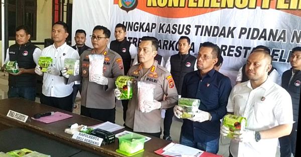 18 Kg Sabu dan 9.500 Butir Ekstasi Asal Malaysia Gagal Beredar di Sumatera Utara