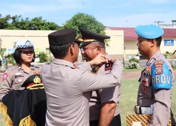 Bertepatan Harlah Pancasila, Kapolsek Medang Deras Sandang Pangkat Kompol