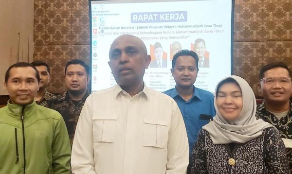 Sinkronkan Program Kerja, MHH PW Muhammadiyah Jatim dan LBHAP Gelar Raker