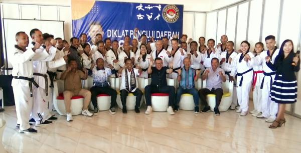 Taekwondo Indonesia NTT Gelar Diklat Penguji Daerah dan UKT DAN di Kupang