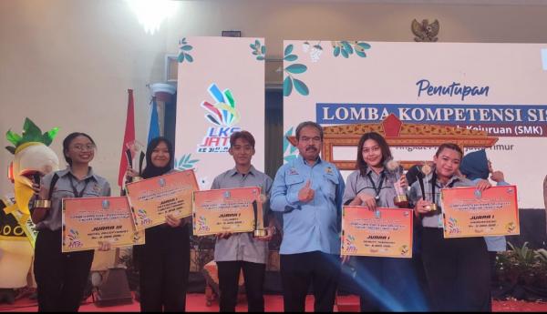 SMKN 6 Harumkan Nama Surabaya, Borong Bawa Emas dalam Kompetsis LKS Tingkat Provinsi