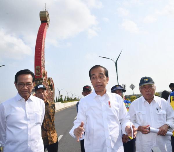 Presiden Jokowi Resmikan Jembatan Kretek II Senilai Rp 364 Miliar di Bantul 