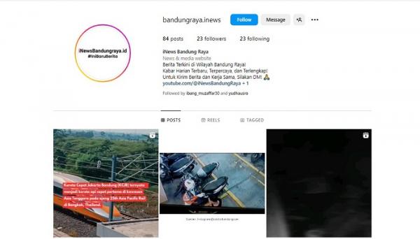 Instagram iNewsBandungRaya.id Kembali Hadir, Yuk Follow! 