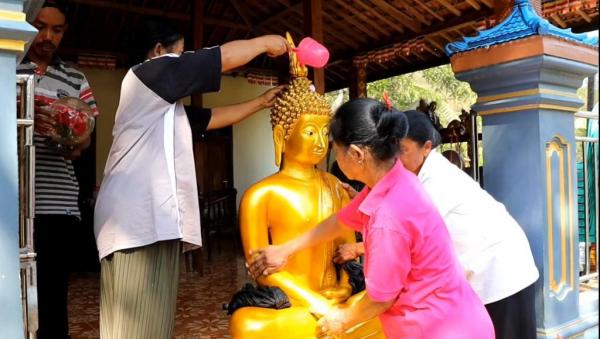 Ritual Rupang Umat Buddha Dusun Sodong Ponorogo Jelang Waisak